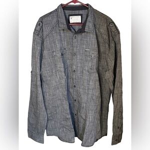 MARC Ecko long sleeve cut and sew button down